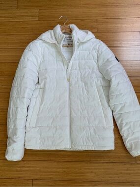 Abercrombie &Fitch Mens Lightweight White Jacket Size Small